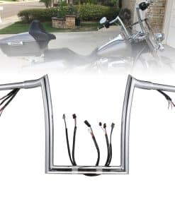 TIGERSGATE PRE-CABLEADO 12" Ape Hangers de 1 1/4" Fat