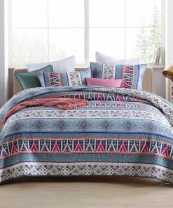 Juego de Colcha Edredón Reversible de Algodón ENASAL,