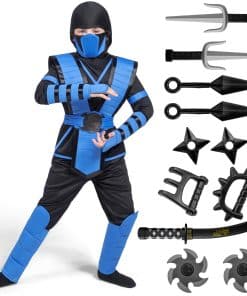 Disfraz de Ninja Azul Spooktacular Creations -Azul