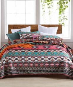 Juego de Colcha ENASAL Reversible Cubrecama Ropa de Cama de