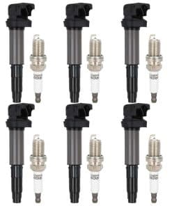 ECCPP UF515 6 bobinas de encendido con 6 bujías de iridio