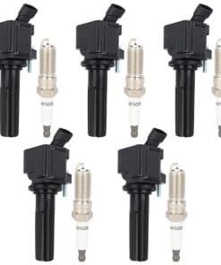 ECCPP UF497 5 bobinas de encendido con 5 bujías de iridio