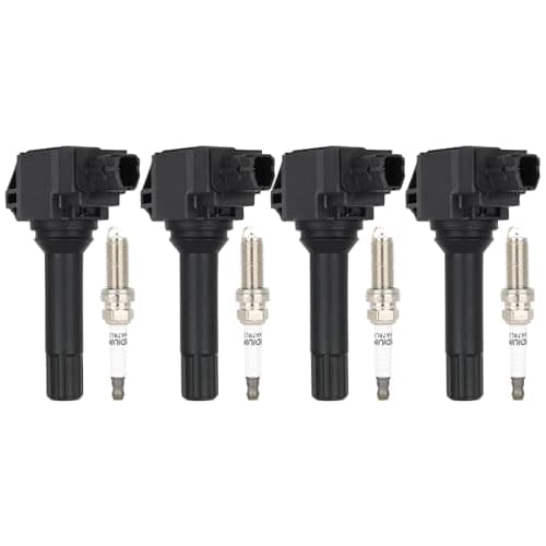 ECCPP UF774 4 bobinas de encendido con 4 bujías de iridio