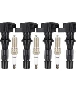 ECCPP UF516 4 bobinas de encendido con 4 bujías de iridio