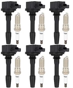 ECCPP UF825 6 bobinas de encendido con 6 bujías de iridio