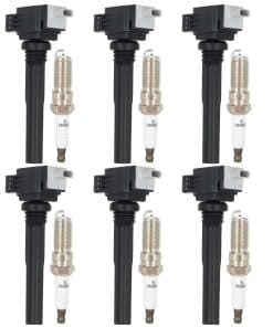 ECCPP UF826 6 bobinas de encendido con 6 bujías de iridio