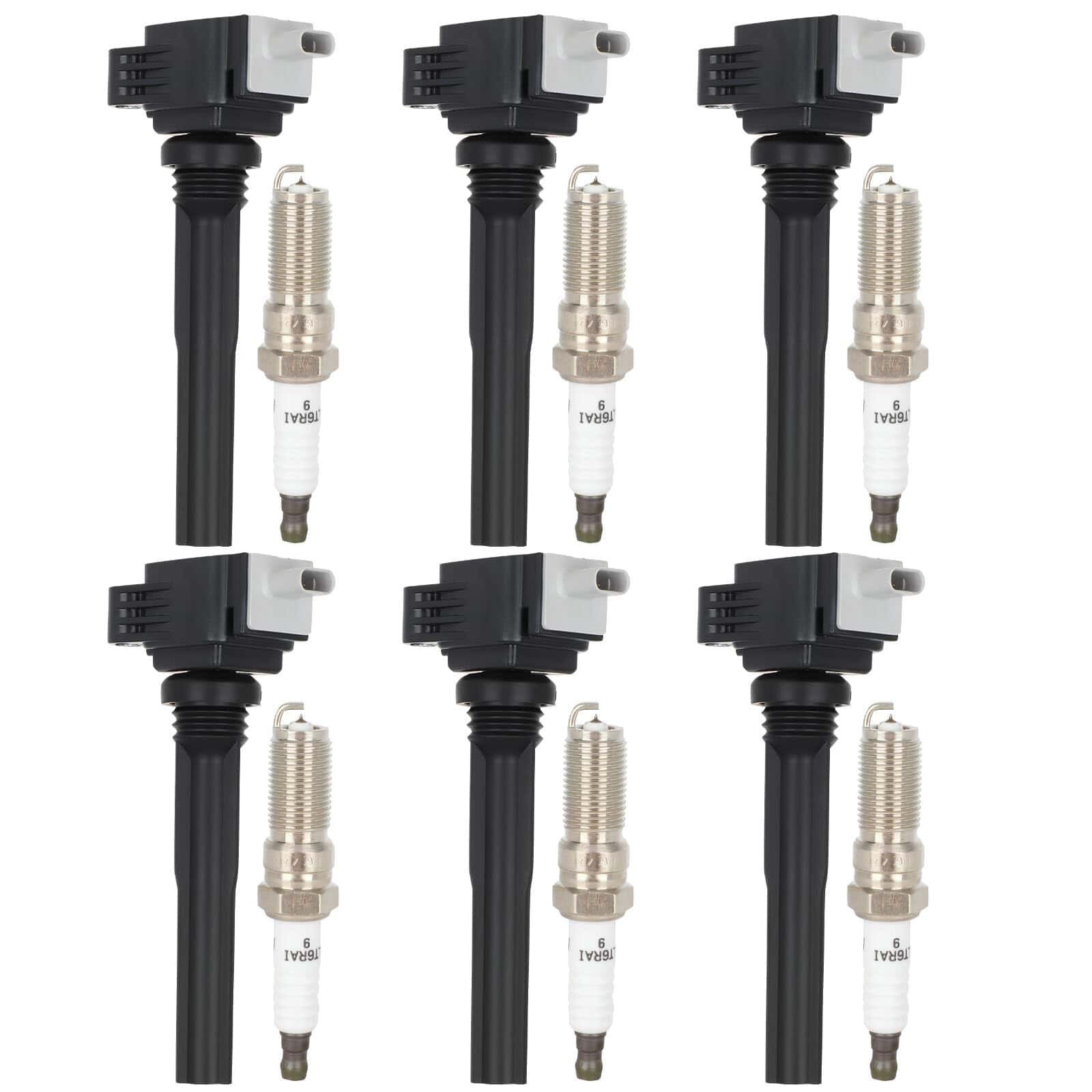 ECCPP UF826 6 bobinas de encendido con 6 bujías de iridio