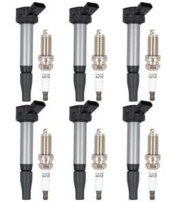 ECCPP UF796 6 bobinas de encendido con 6 bujías de iridio