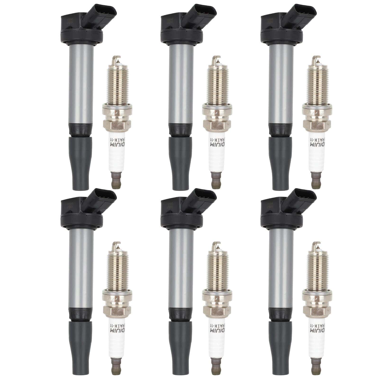 ECCPP UF796 6 bobinas de encendido con 6 bujías de iridio