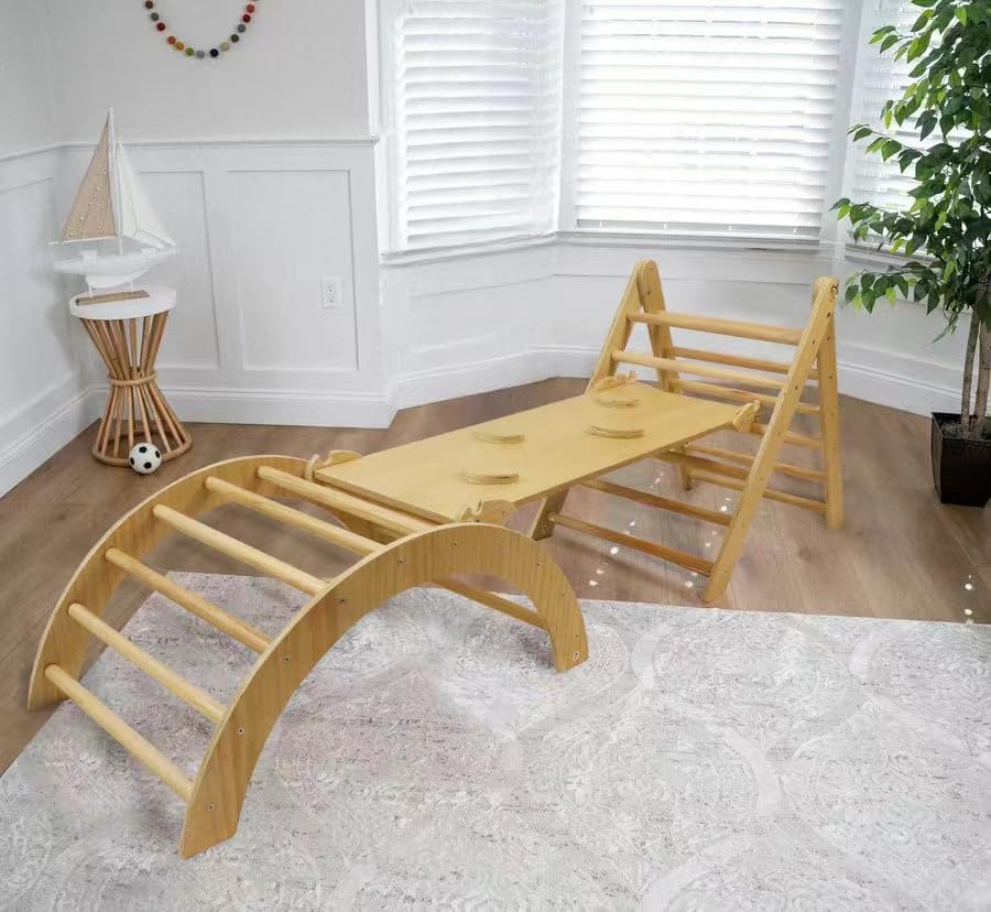 Avenlur Cedar 5-in-1 Indoor Gym Playset - Set de Juegos de - Imagen 6