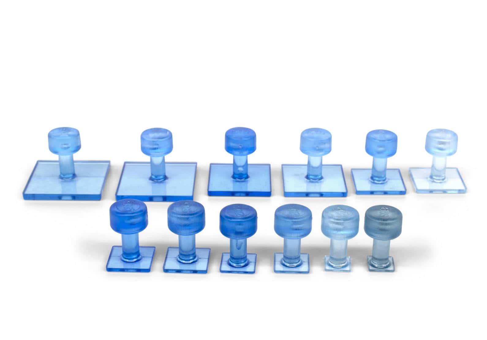 Paquete de variedad de Black Ice Square PDR Glue Tabs (12