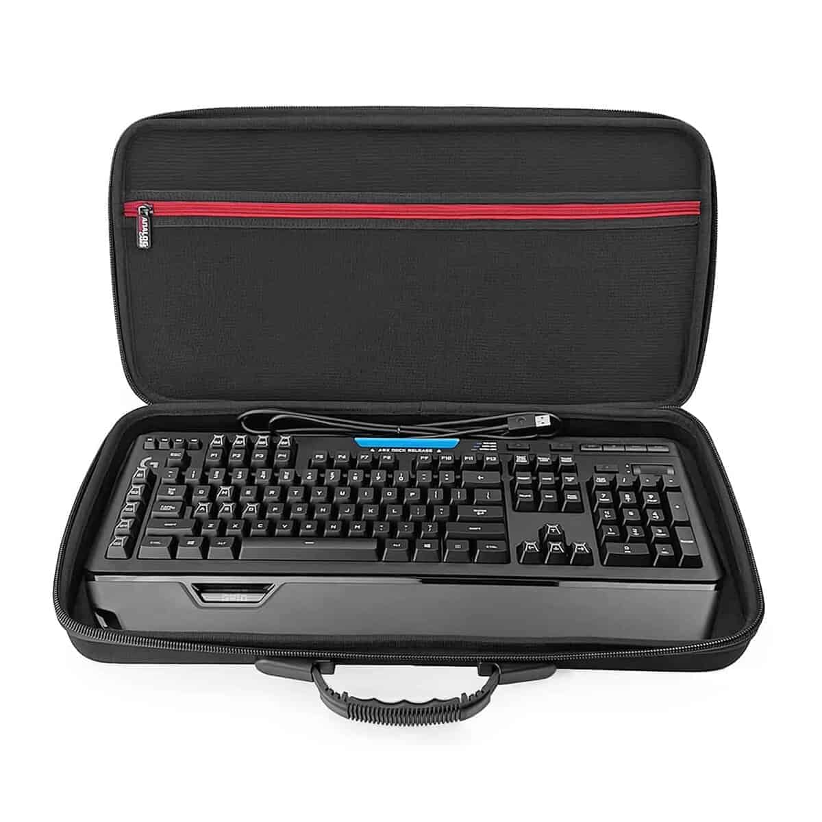 Estuche rígido compacto PULSE para teclado de juegos