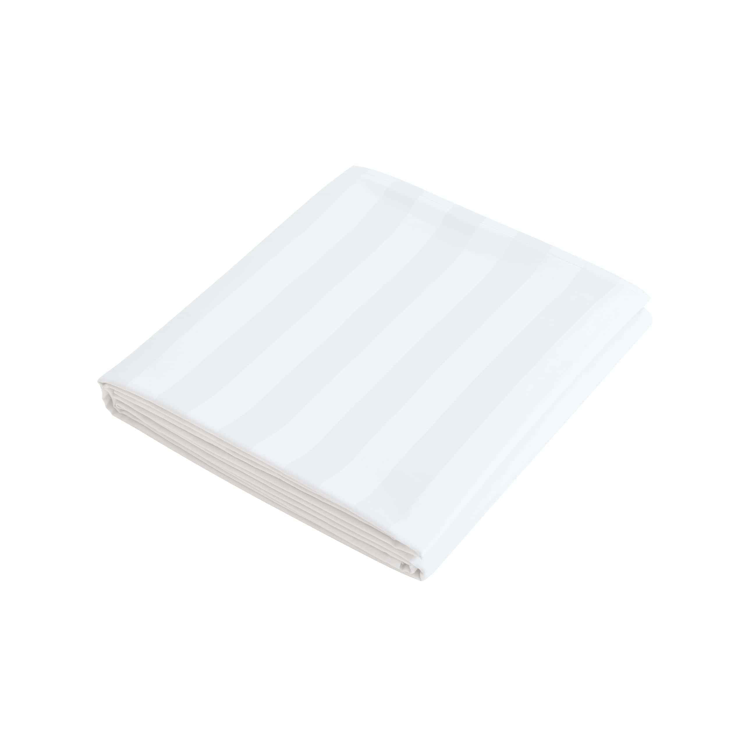 Sábana Plana Individual King Size, 400 TC 100% Algodón