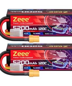 Batería Zeee 4S Lipo 5200mAh 14.8V 120C Estuche Rígido con