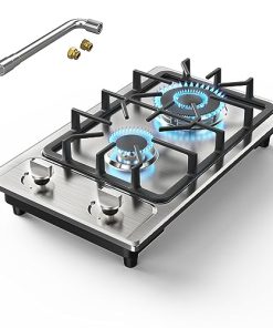 Estufa de Gas 2 Quemadores, Cocina de Propano de 12