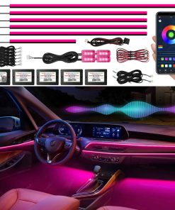 Tira de luces LED interior de acrílico para automóvil,