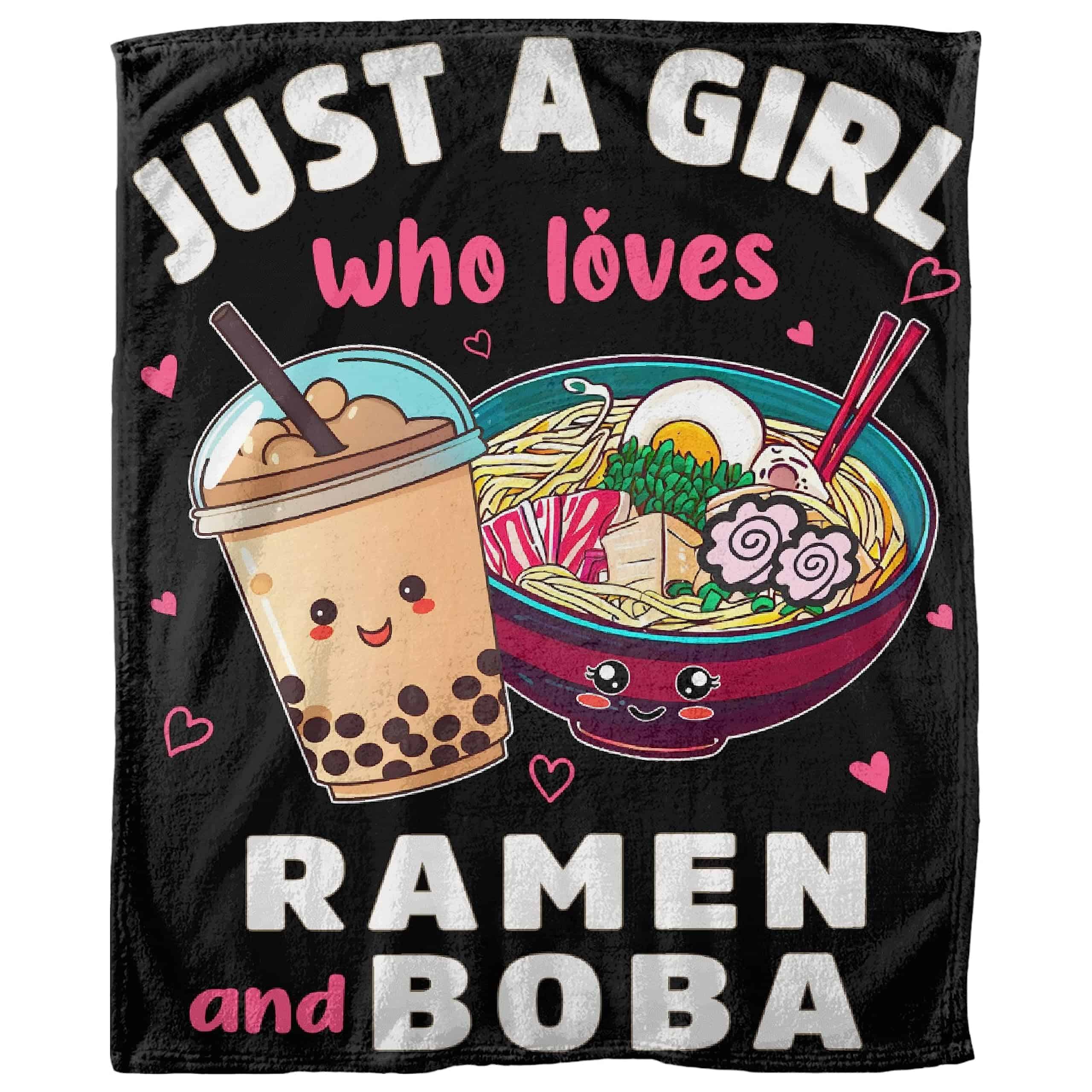 Manta de Ramen Touchish Solo una Chica que Ama el Ramen y