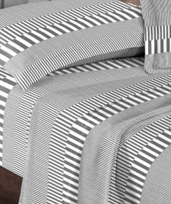 Sábanas de Algodón Puro 100% RV King Size Pizuna, Lujoso