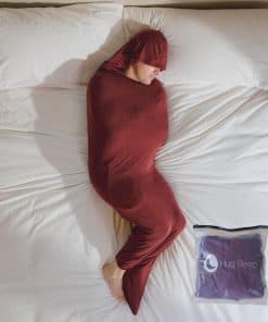 Hug Sleep Hooded Sleep Pod Move, Manta portátil -Rubí