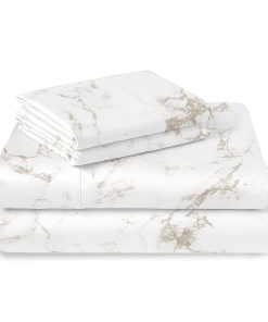 Juego de Sábanas 100% Algodón Pizuna Twin XL, Sábana de