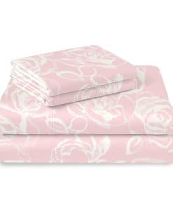 Sábanas de Algodón Puro Pizuna Twin Size, lujosas sábanas