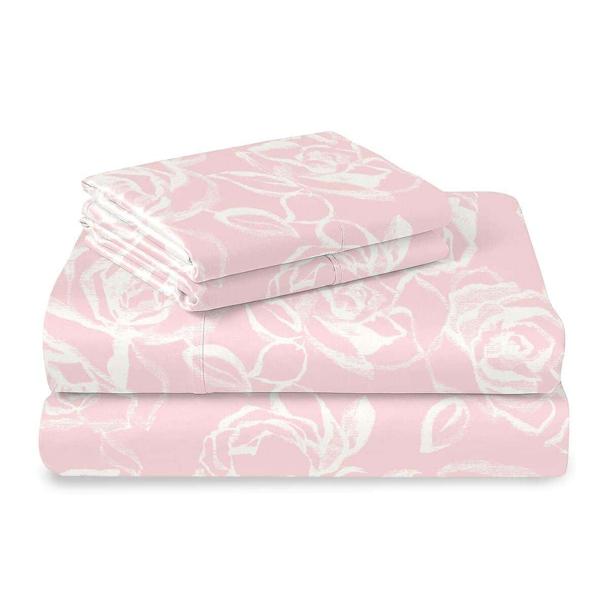 Sábanas de Algodón Puro Pizuna Twin Size, lujosas sábanas