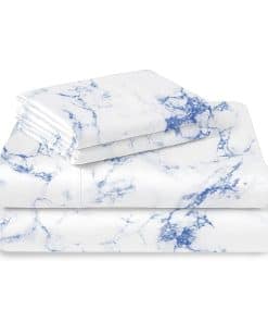 Sabanas de Algodón Puro Pizuna RV Queen Size, lujosas