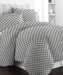 Juego de Funda nórdica Pizuna Pure 100% -Gris Inteligente de