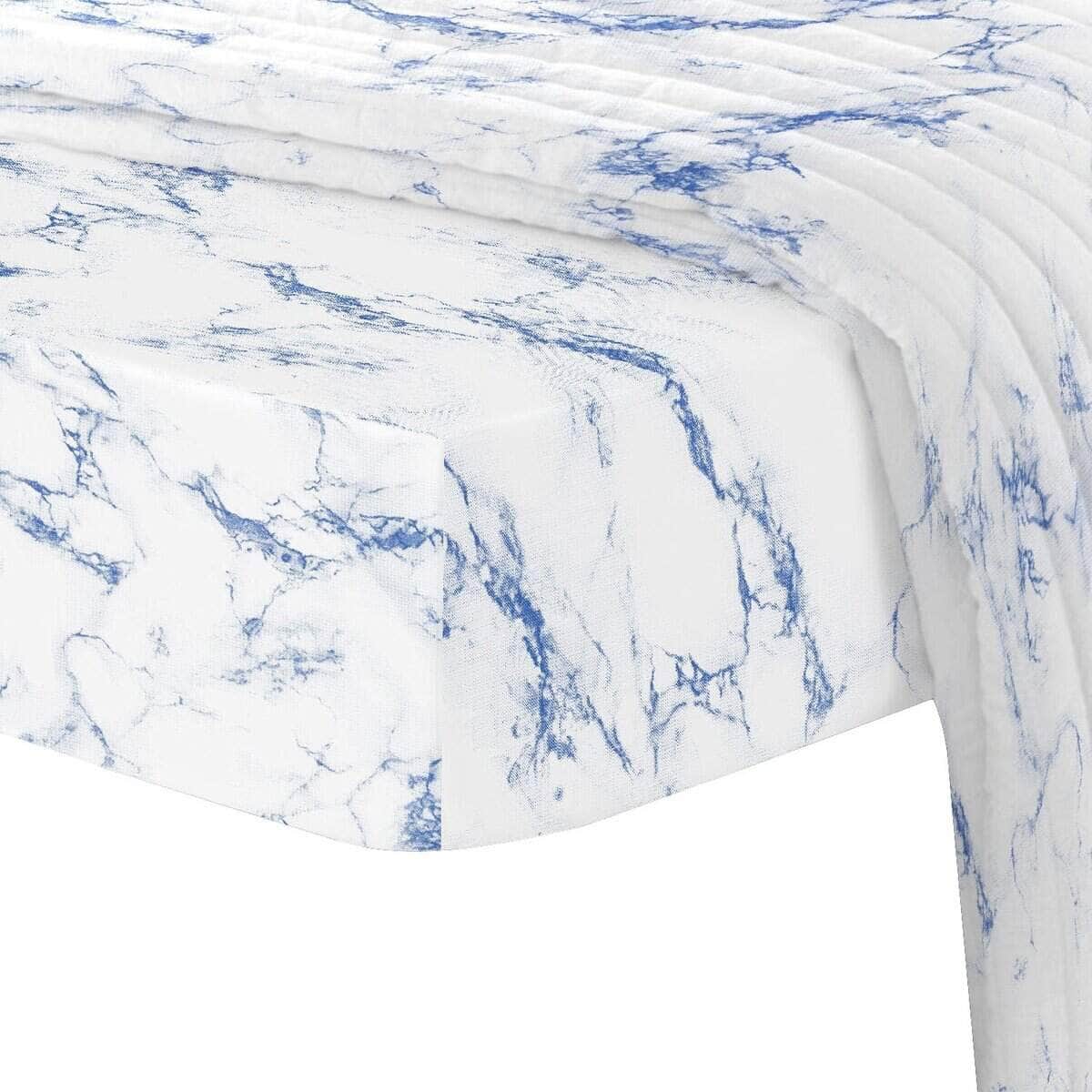 Sábana Ajustable Pizuna Pure 100% Algodón Queen, Sábana de