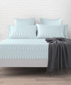 Sábana Ajustable Pizuna Pure 100% Algodón Queen, lujosa