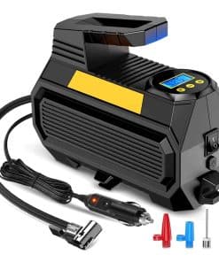Inflador de neumáticos LONLEEYU, Compresor de aire portátil