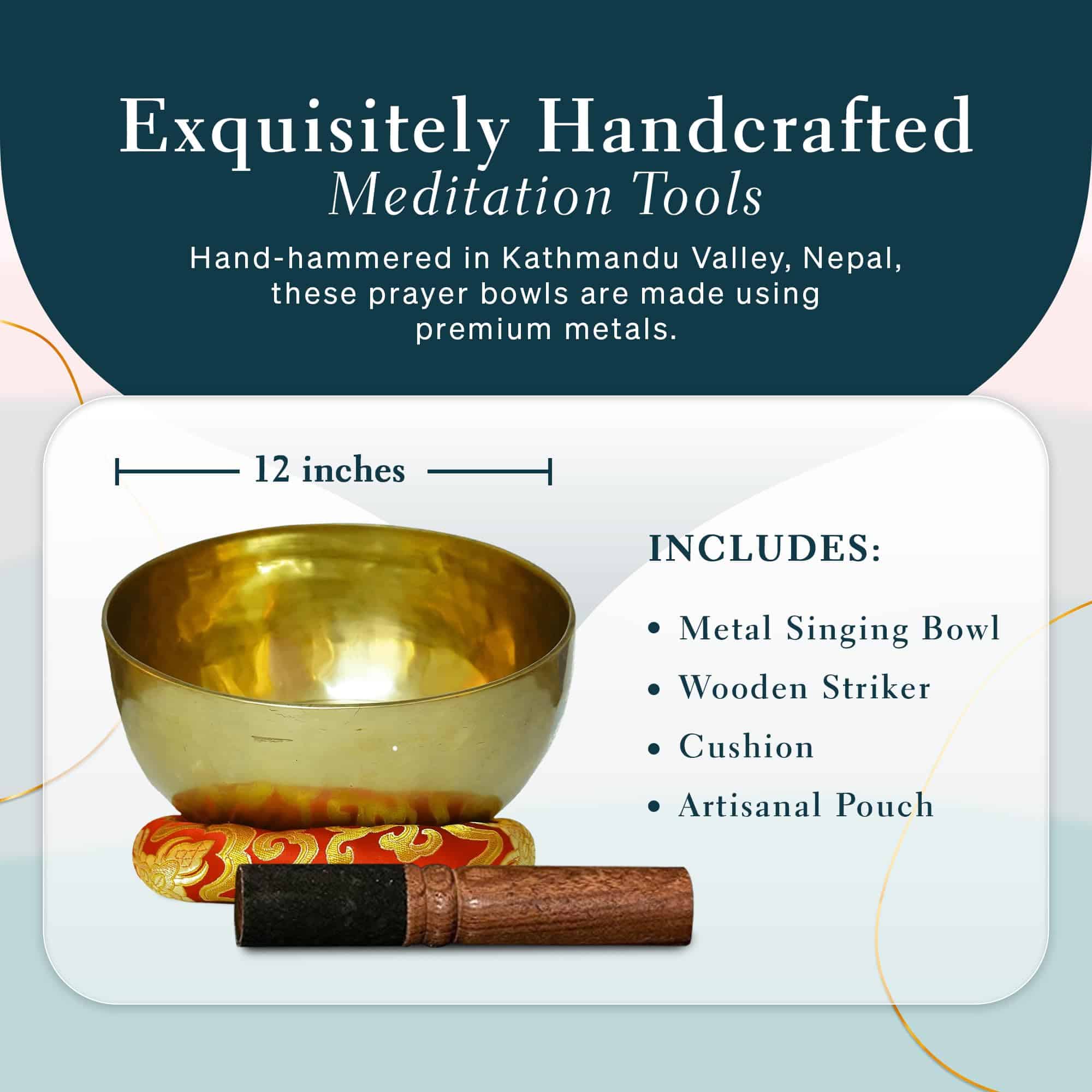 Sanskar Nepal - Cuenco Tibetano, Cuenco Cantor Artesanal - Imagen 7