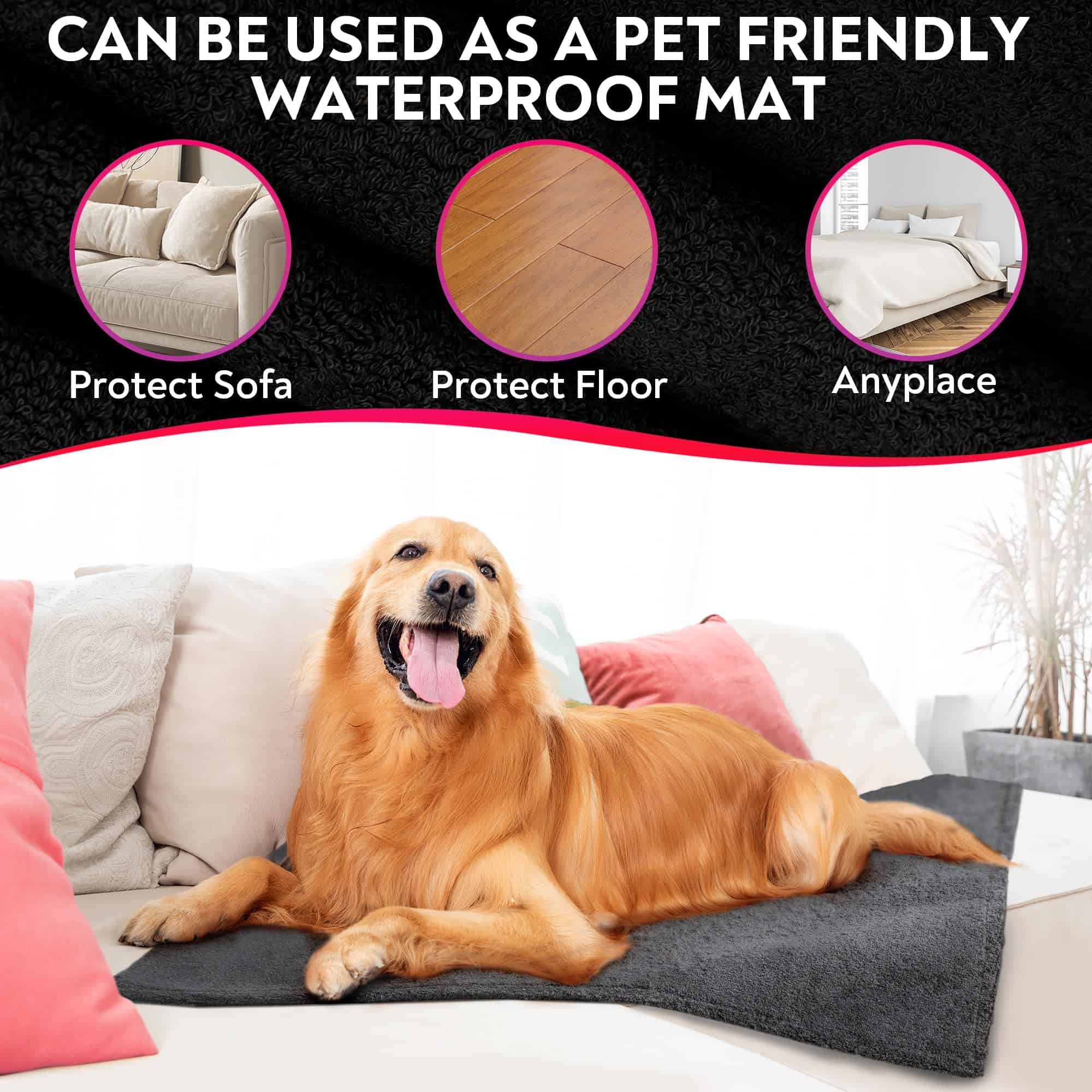 VIBEY | Toalla/cobija impermeable y resistente a las - Imagen 5