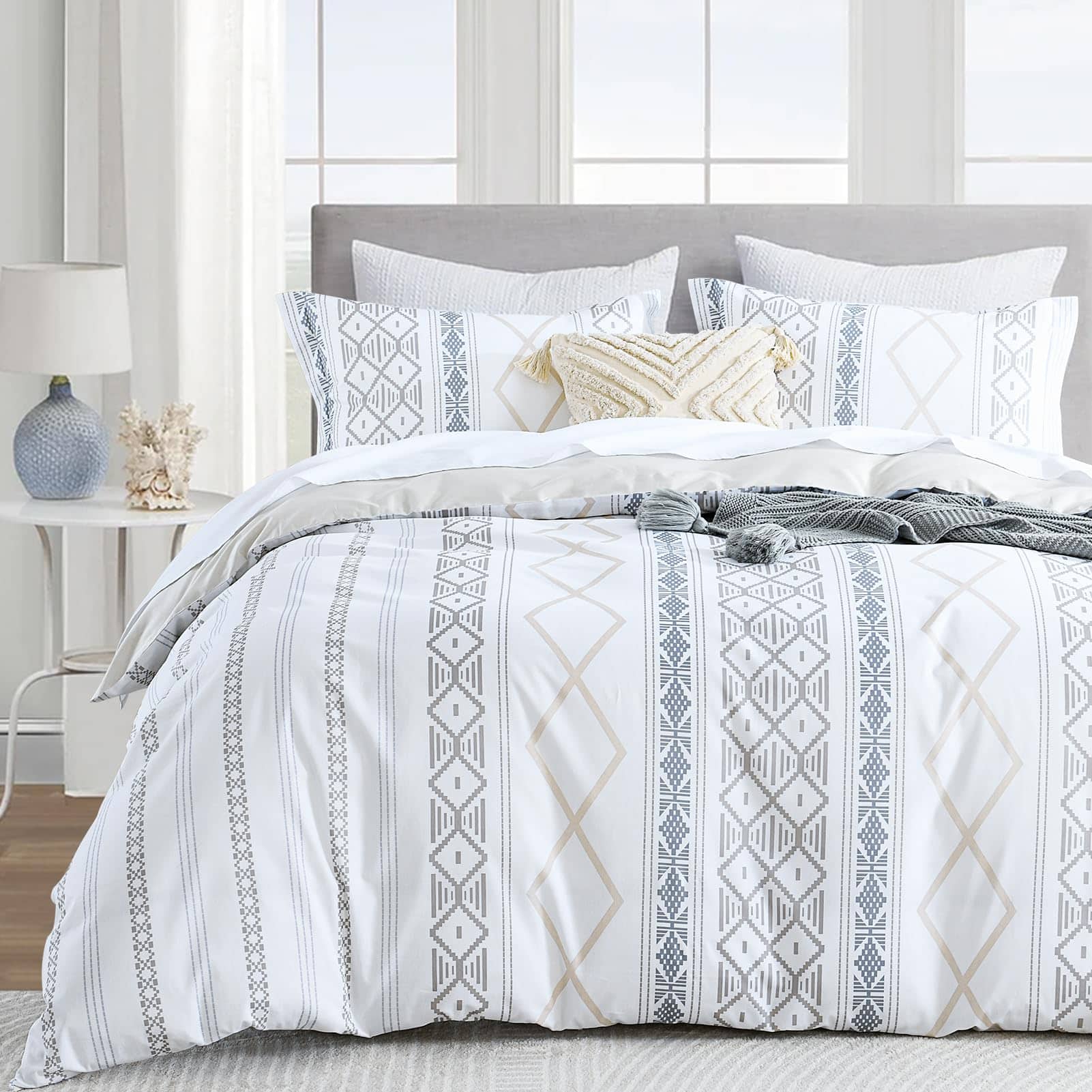 Fundas de Edredón King 100% Algodón Bedduvit - Juego de