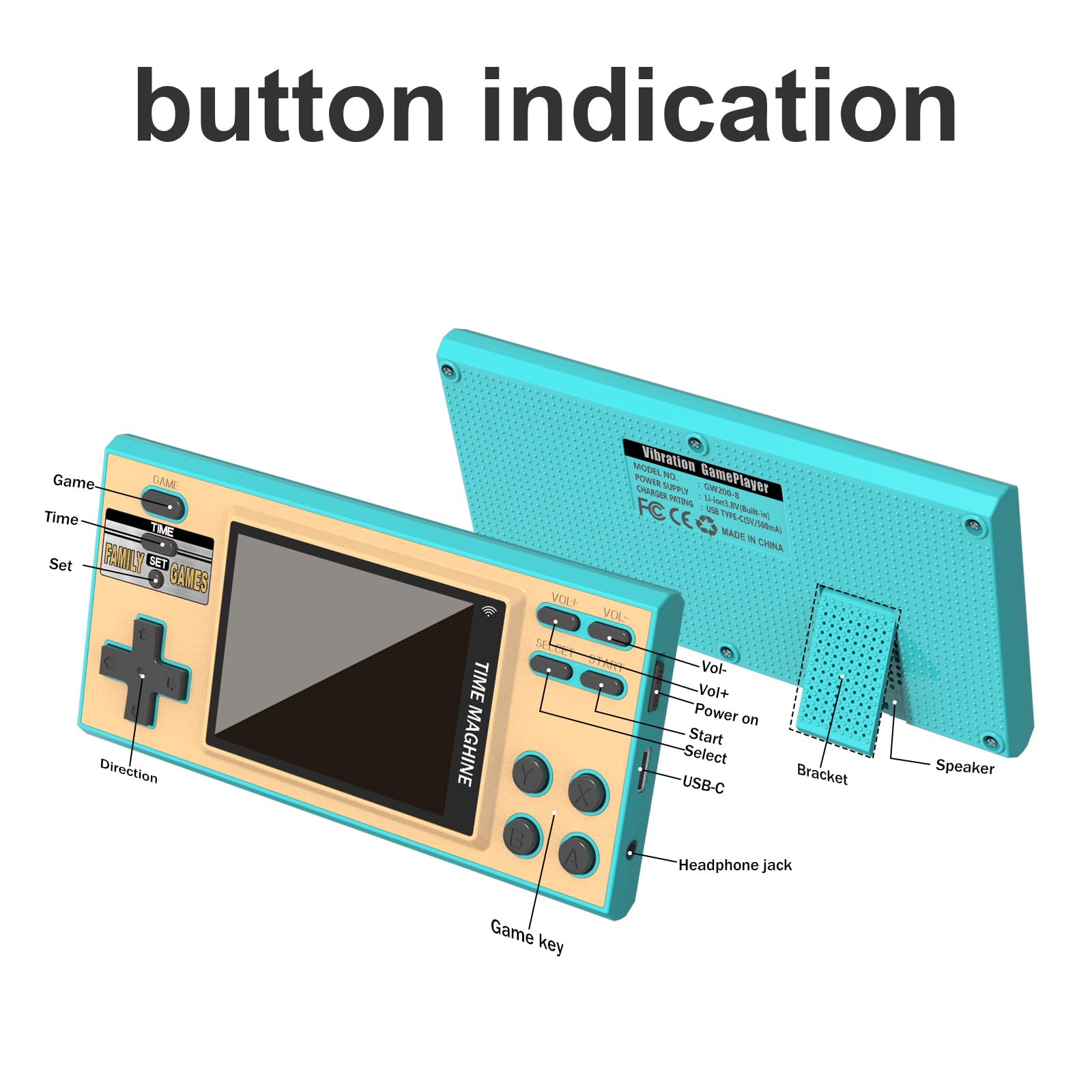 Juegos de Mano para Niños con 200 Videojuegos para Niños, - Imagen 5