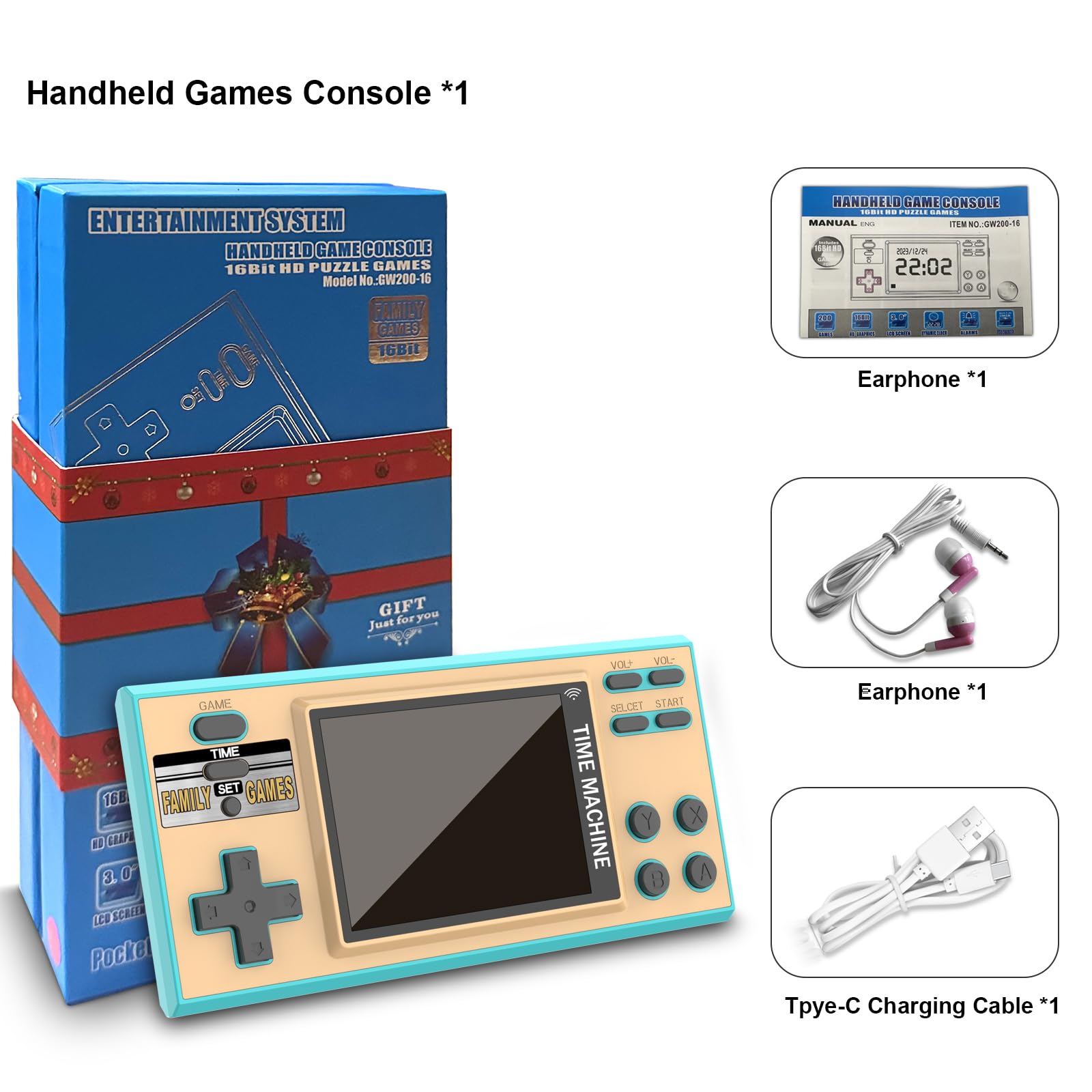 Juegos de Mano para Niños con 200 Videojuegos para Niños, - Imagen 8