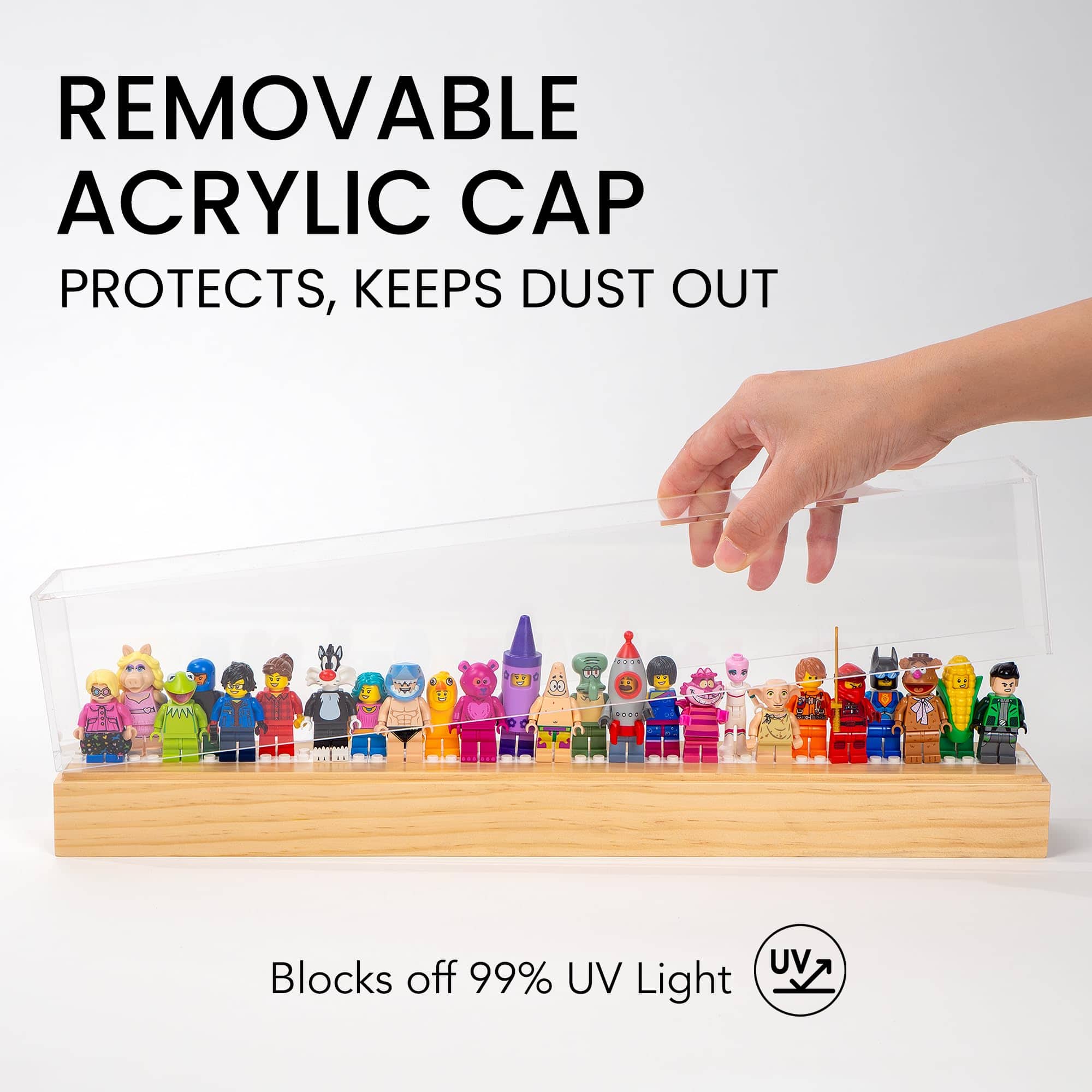 Matterkids Minifigure Display Case con Tapa de Protección - Imagen 5