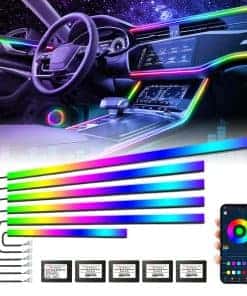 Luces Interiores de Acrílico Dreamcolor para Coche, Luces