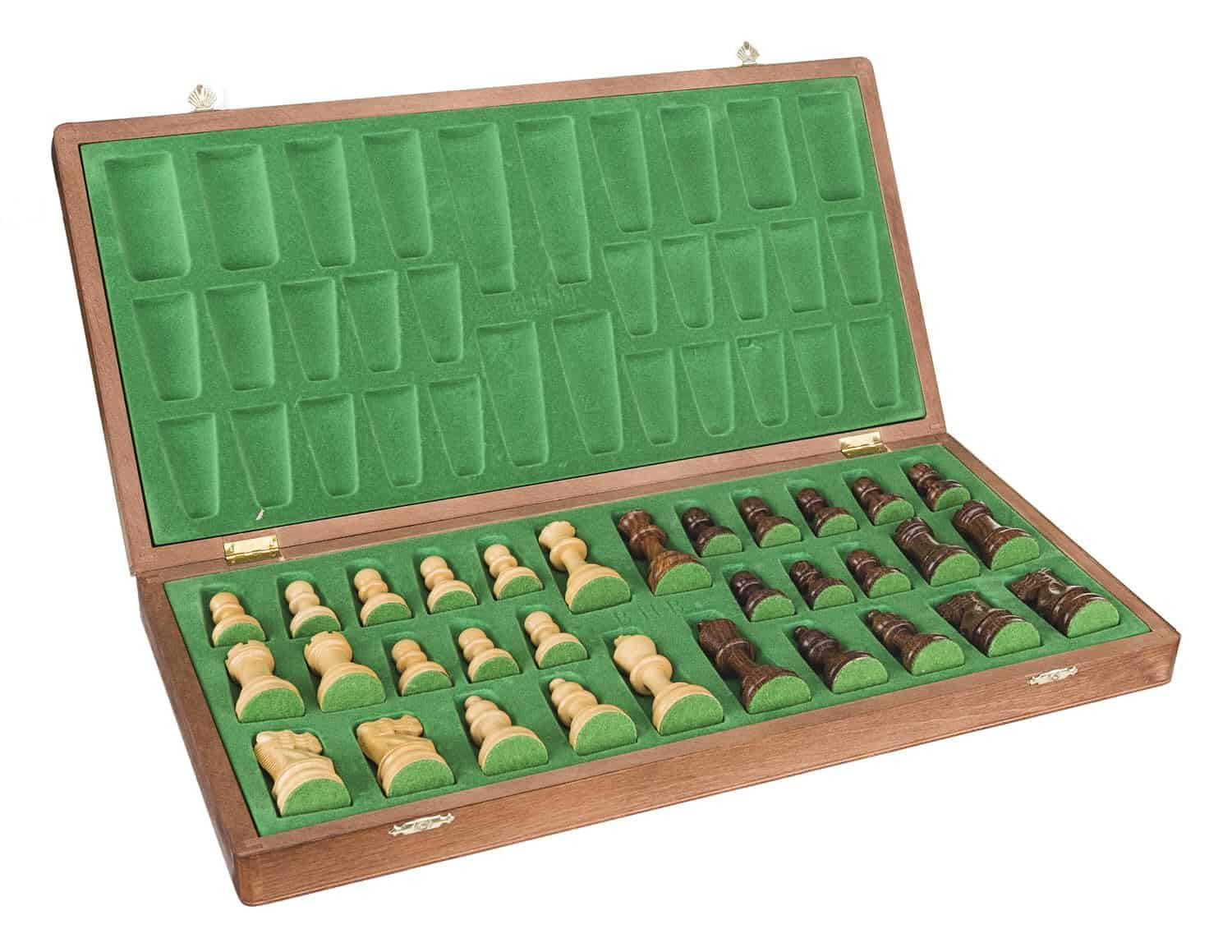 Juego de ajedrez de torneo de madera con -mericano) - Imagen 3