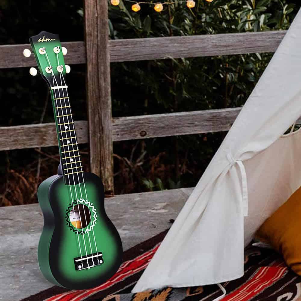 ADM Ukulele Soprano para Principiantes 21 Pulgadas Hawaiian - Imagen 10