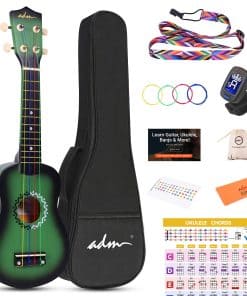 ADM Ukulele Soprano para Principiantes 21 Pulgadas Hawaiian