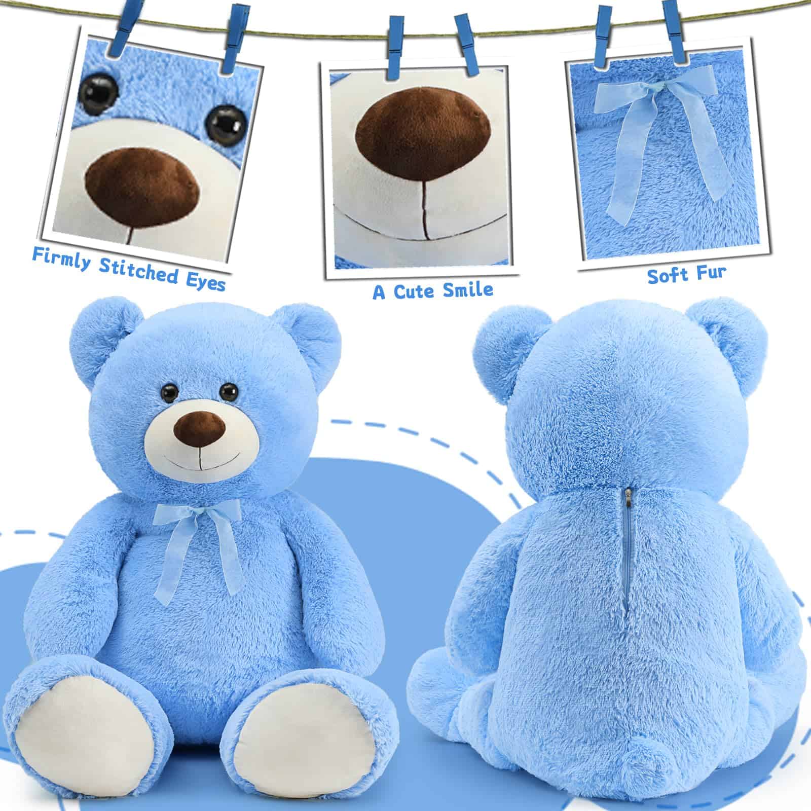 Oso de Peluche Gigante de 51 Pulgadas de Toys Studio, Lindo - Imagen 3