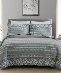 Juego de edredón Queen Size SahSahCasa, edredón Queen, 100%