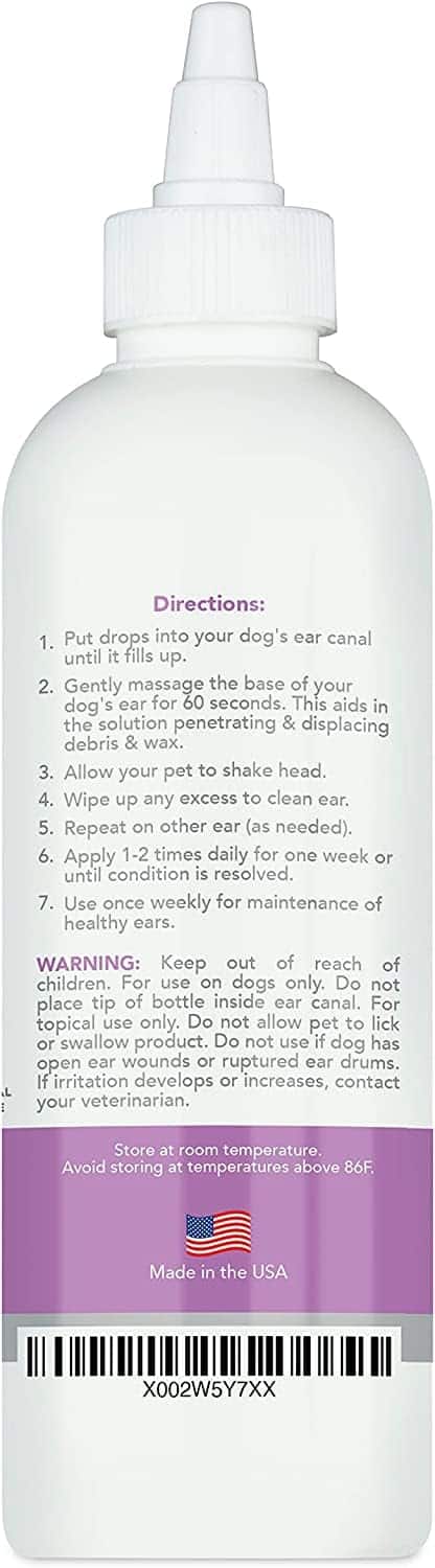 VET-VIRTUE Limpiador de Oídos para Perros - 8oz Solución de - Imagen 7