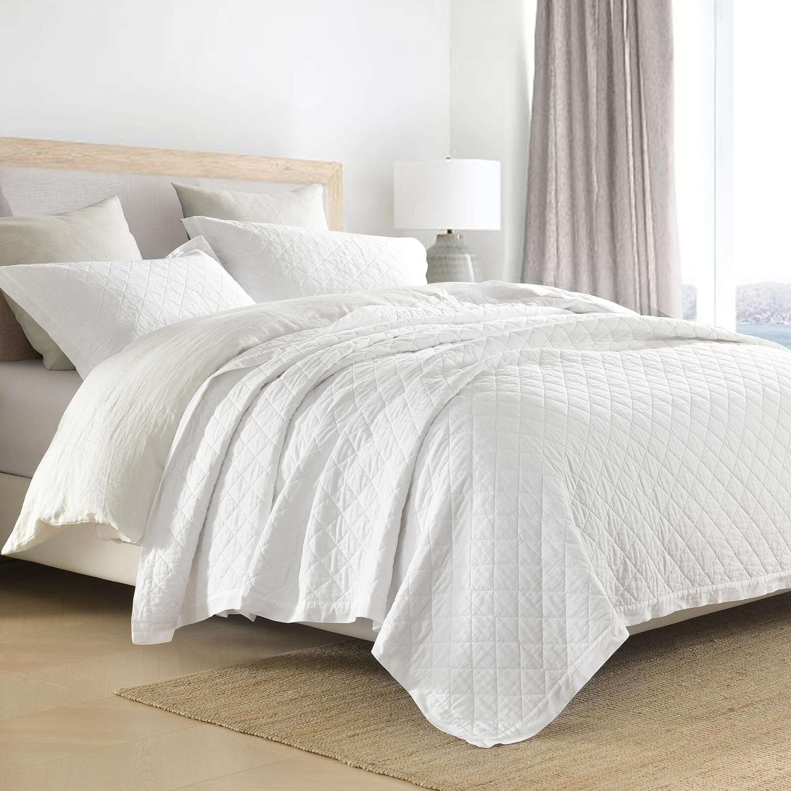 Juego de colchas SahSahCasa para cama King Size, 100% - Imagen 4