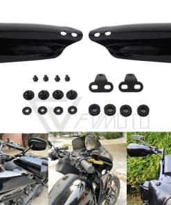 FVMOTO Protector de Manillar Estilo Club Compatible con