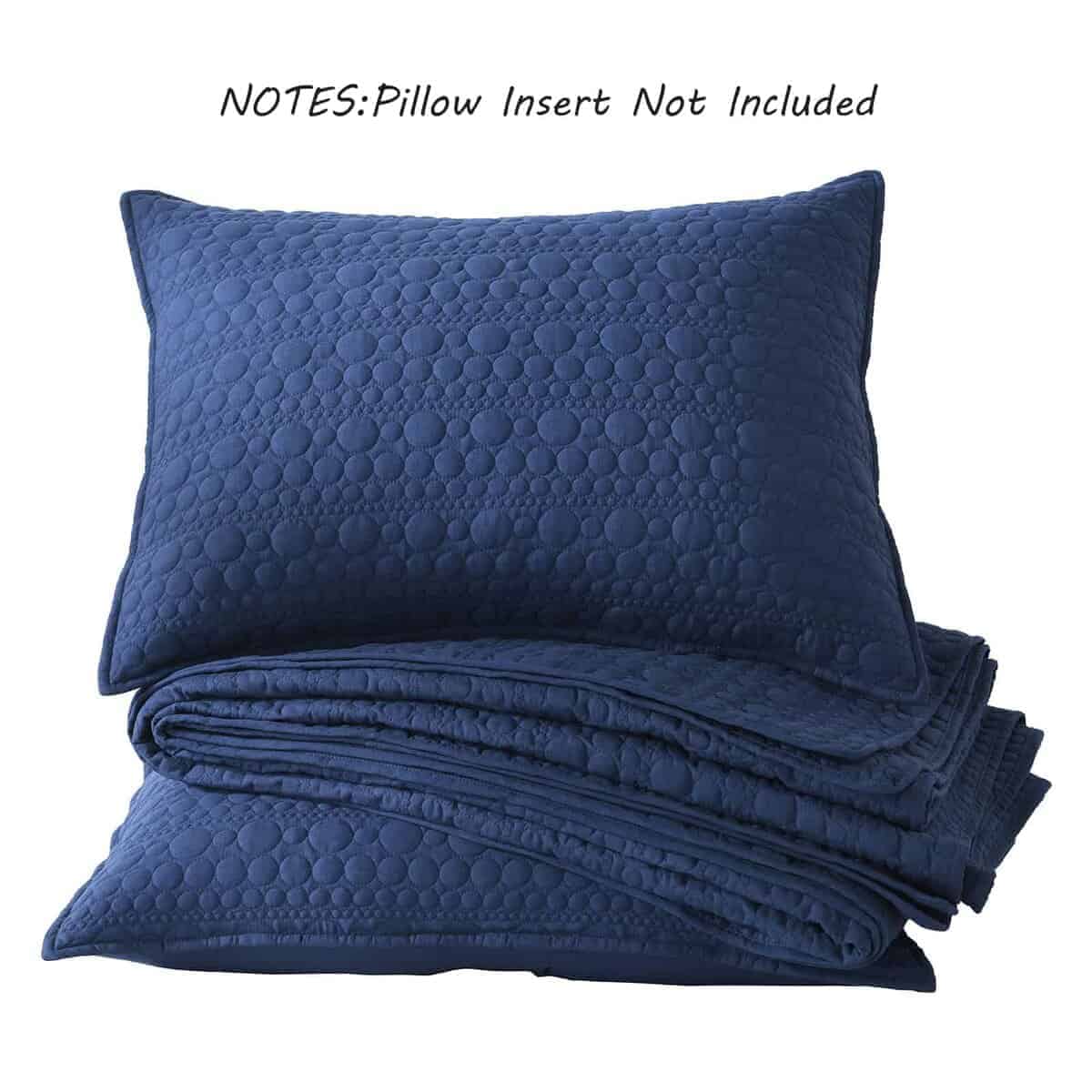 Juego de Colcha HORIMOTE HOME Tamaño King Azul Marino, - Imagen 7