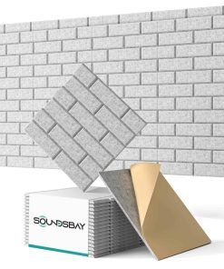 Paneles de Pared Insonorizantes Autoadhesivos, Paquete de