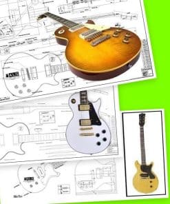 Combo de Planos de Les Paul ALS [3 x Planos] - Les Paul