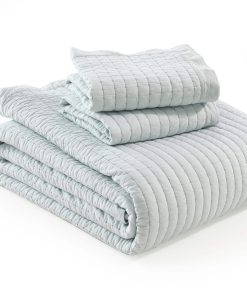 Juego de Edredón PANGUSHAN Tamaño King, -Gris Suave